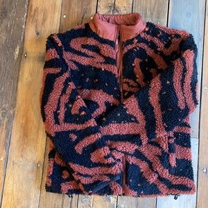 Whitespace Full Zip Sherpa Jacket